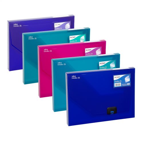 GRS DocBox 25 A4 Electra Assorted- 5 Boxes