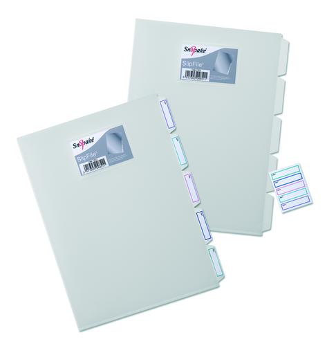 Slip File 5 part A4 Clear- 5 Files