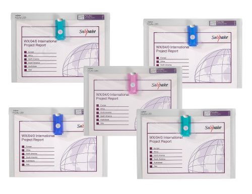 Polyfile USB Foolscap Electra Asstd- 5 Files