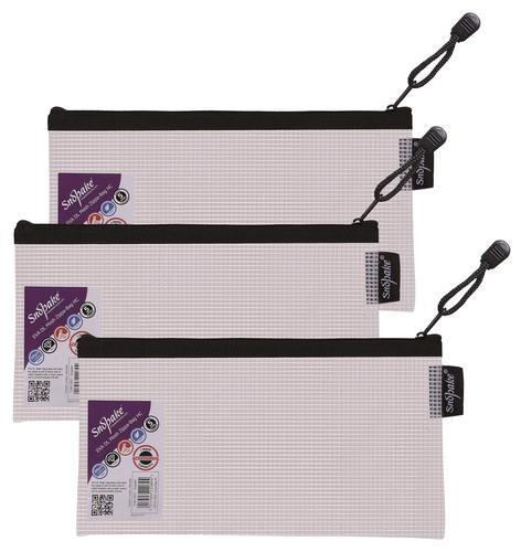 EVA Mesh HC Zippa Bag DL Black- 3 Bags