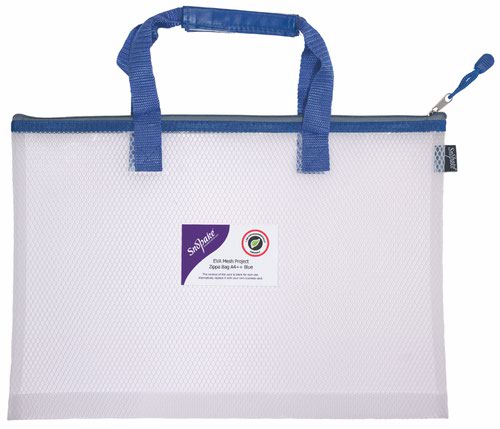 EVA Mesh HC Project Zippa Bag A4++ Blue- 1 Bag