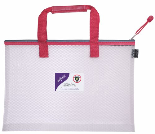 EVA Mesh HC Project Zippa Bag A4++ Red- 1 Bag