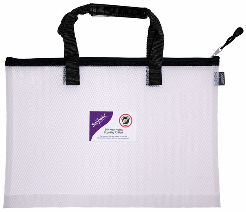 EVA Mesh HC Project Zippa Bag A3 Black- 1 Bag