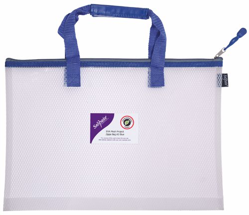 EVA Mesh HC Project Zippa Bag A3 Blue- 1 Bag