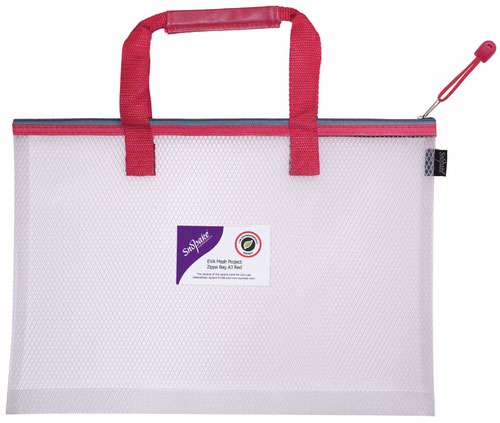 EVA Mesh HC Project Zippa Bag A3 Red- 1 Bag