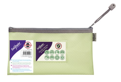 EVA Pastel Mesh HC DL Zippa Bag - Green- 3 Bags