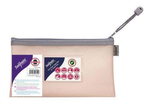 EVA Pastel Mesh HC DL Zippa Bag - Pink- 3 Bags