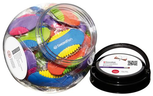 Armadillo Eraser Tub- 1 Tub of 24