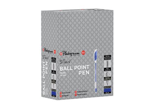 S-Tixx Blue Ball Point Pen - 1 Box of 50 pens