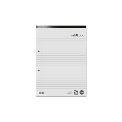 Rhino Everyday Feint Ruled Margin Head Bound Refill Pad 160 Pages A4 Pack of 10