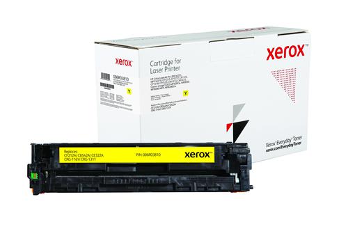 Xerox Everyday Remanufactured For HP CF212A/CB542A/CE322A/CRG-116Y/131Y Yellow Laser Toner 006R03810